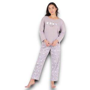 Pijama Manga Larga De Pingüinos Niña Tops & Bottoms 21221