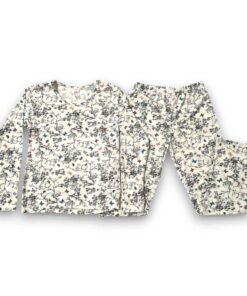 Pijama Manga Larga Diseño De Mariposas Tops & Bottoms 21307