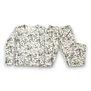 Pijama Manga Larga Diseño De Mariposas Tops & Bottoms 21307