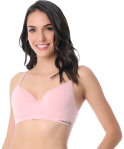 Bra Tipo Top Copas Preformadas Con Varilla Carnival 23780