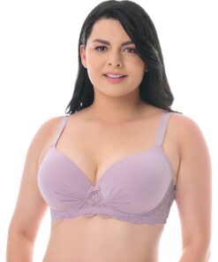 Bra Tirante Ancho Tallas Plus Con Encaje Carnival 24572
