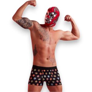 Bóxer Medio Algodón Con Diseño Tripack Tops & Bottoms 24593