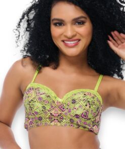 Coordinado Bra Y Panty Estampado Carnival 24850f