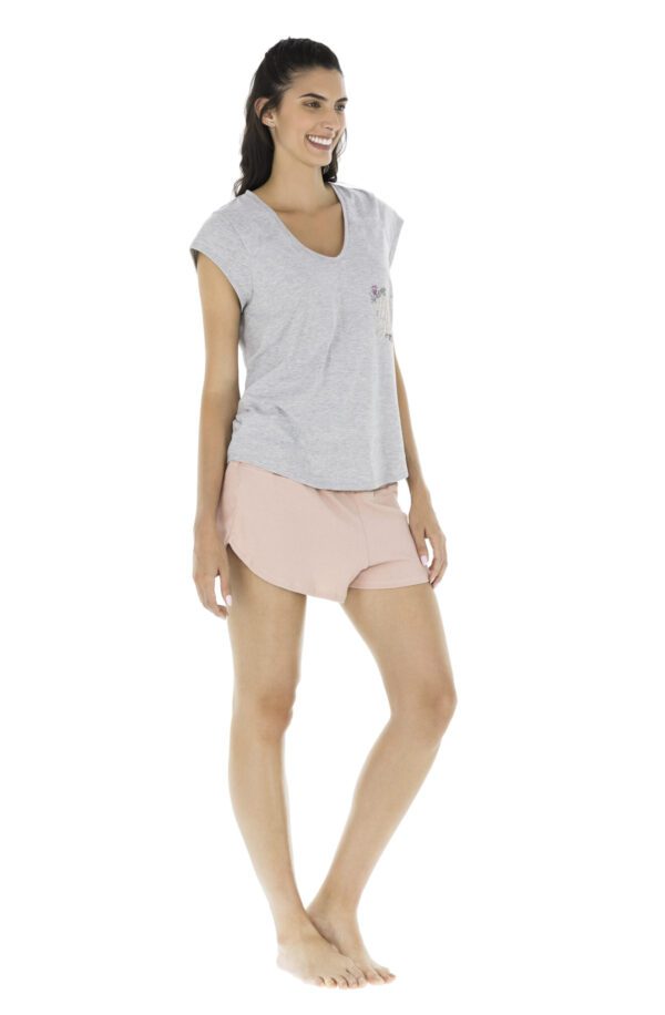 Pijama Algodón Manga Corta Short Mujer 29263 Tops & Bottoms