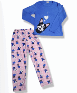 pijama-micropolar-dama-mujer-manga-larga-pantalon-3369-lazy-lola