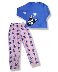 pijama-micropolar-dama-mujer-manga-larga-pantalon-3369-lazy-lola