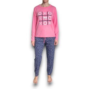 Pijama Manga Larga Con Pantalón Mujer Lazy Lola 3435