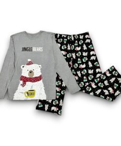 Pijama De Algodón Manga Larga Jingle Bear Optima 3999