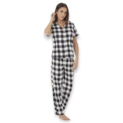 Pijama Manga Corta Con Pantalón Mujer Tops & Bottoms 20347