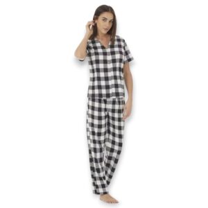 Pijama Manga Corta Con Pantalón Mujer Tops & Bottoms 20347