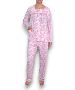 Pijama Manga Larga Con Pantalón Dama Intime 60861