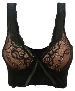 Bra Top Espalda Ancha Semi Reforzado Con Encaje Princesse 701