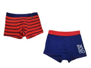Boxer Corto Algodón Paquete De 2 Piezas Niño 72142 Skiny