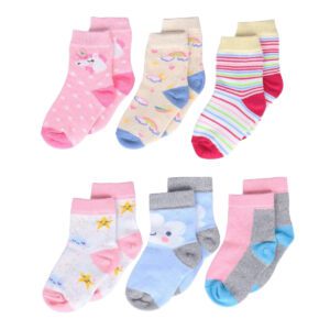 calcetin-corto-algodon-nina-bebe-3pack-8004-camelia