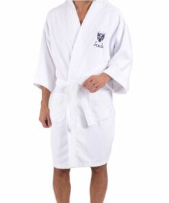 Bata Salida Baño Con Cinta Y Bolsillos Hombre Hpc Polo P5701