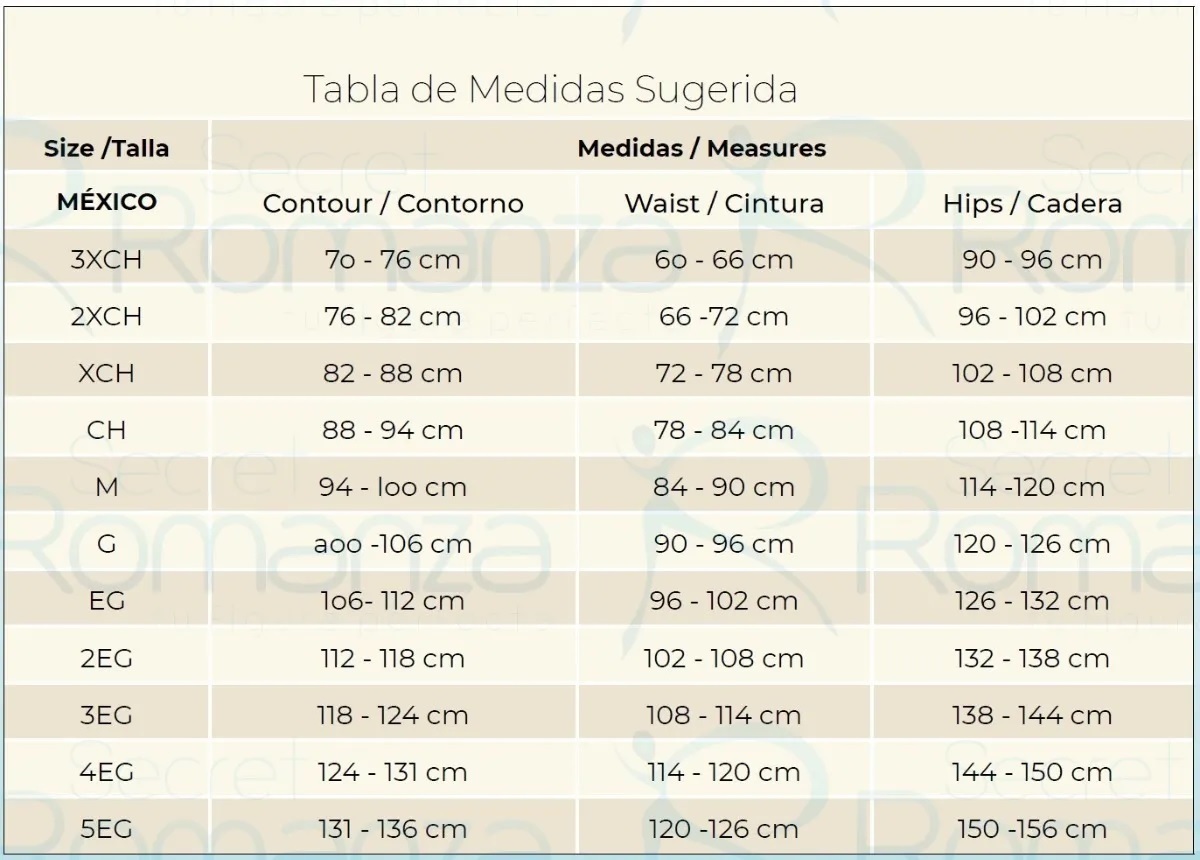 Cinturilla Colombiana De Látex 3 Broches Romanza 1024 - Imagen 5