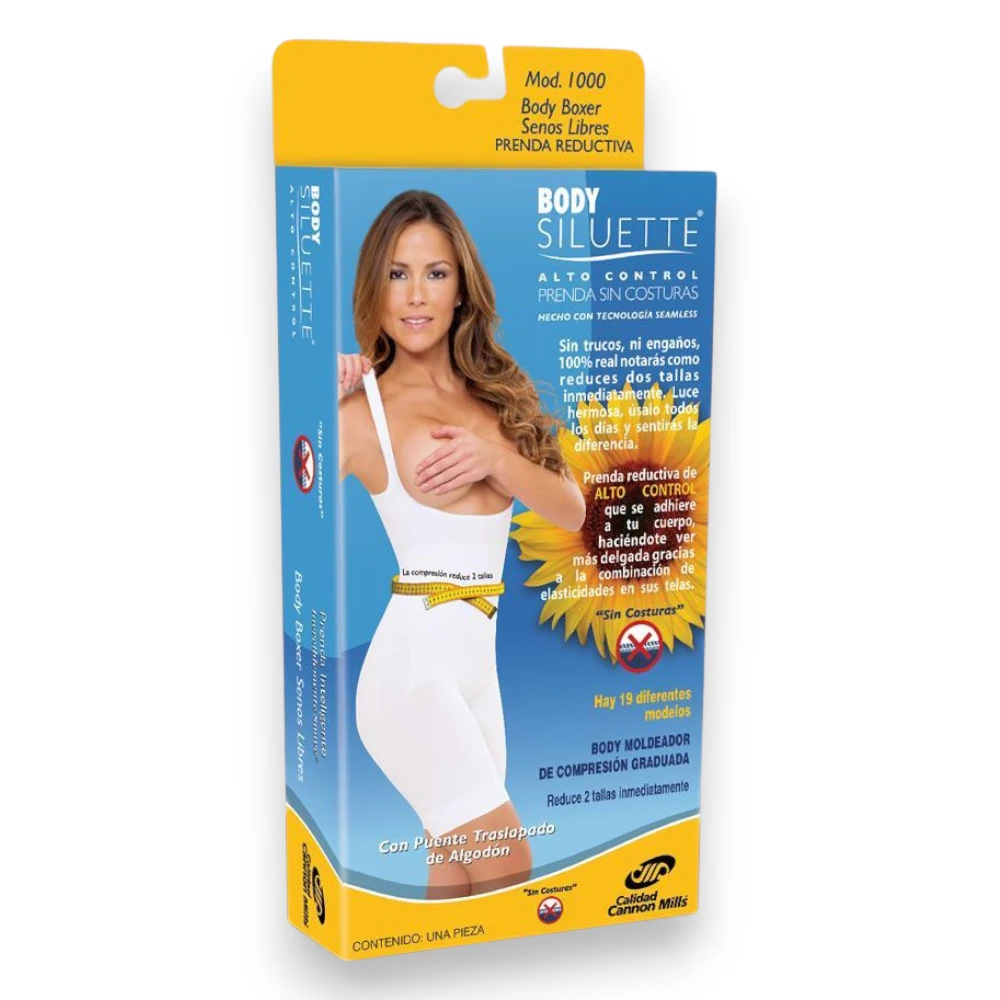 Faja Body Short Con Tirantes Senos Libres 1000 Body Siluette - Image 8
