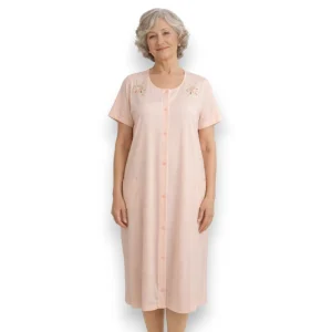 pijama-bata-manga-corta-botones-algodon-deborah-1110-mujer