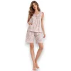 pijama-sin-manga-bermuda-algodon-poliester-intime-12731
