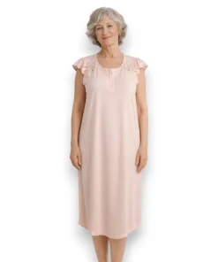 pijama-camison-algodon-manga-corta-deborah-2110-dama-mujer