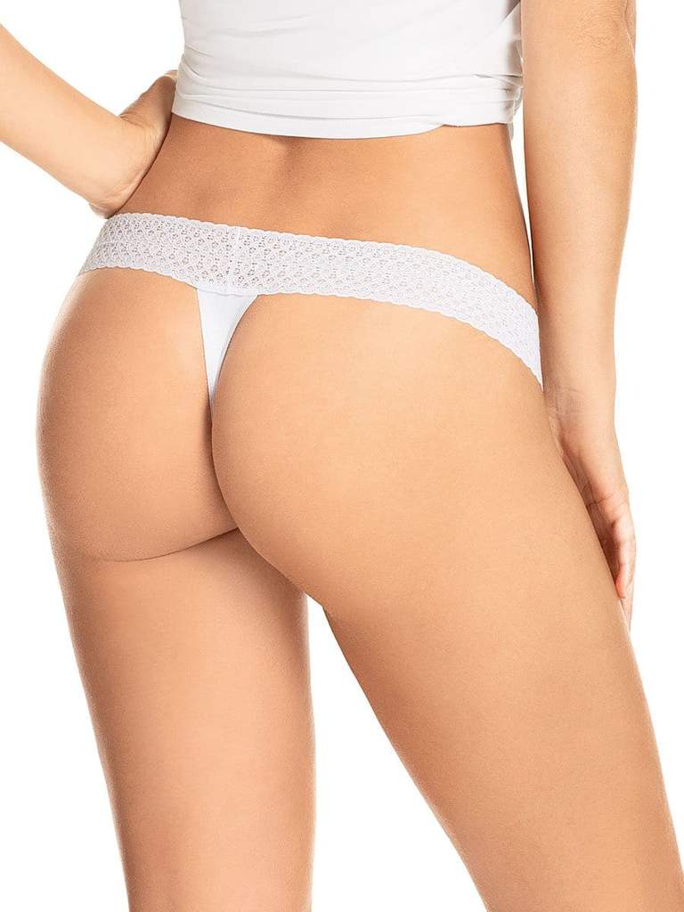 Tanga Brasilera Paquete 3 Sexy Encaje 21940 Haby Colombiana - Imagen 2