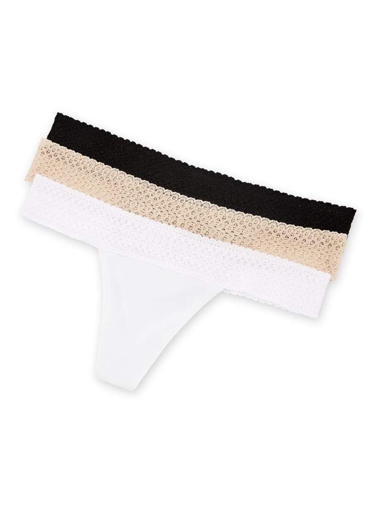 Tanga Brasilera Paquete 3 Sexy Encaje 21940 Haby Colombiana - Imagen 3