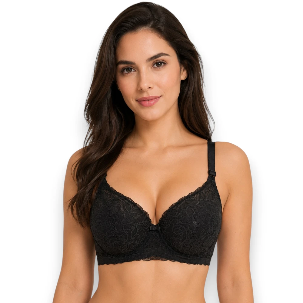 Coordinado Bra Y Panty Encaje Talla Plus Lady Carnival 24421 - Image 2
