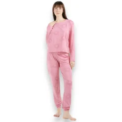 pijama-estrellas-manga-larga-pantalon-algodon-mujer-topsbottoms-25361