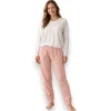 pijama-estrellas-manga-larga-pantalon-algodon-mujer-topsbottoms-25361
