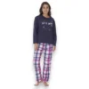 pijama-suave-playera-algodon-pantalon-polar-dama-tops-bottoms-25704