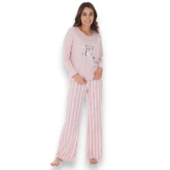 pijama-manga-larga-algodon-dama-mujer-tops-bottoms-25930