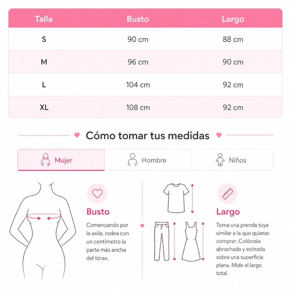 Guía de tallas
