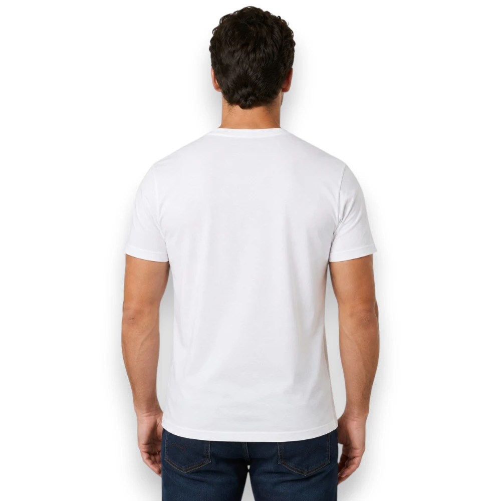 Playera Cuello V Manga Corta Algodón Tru300v Hombre - Image 3