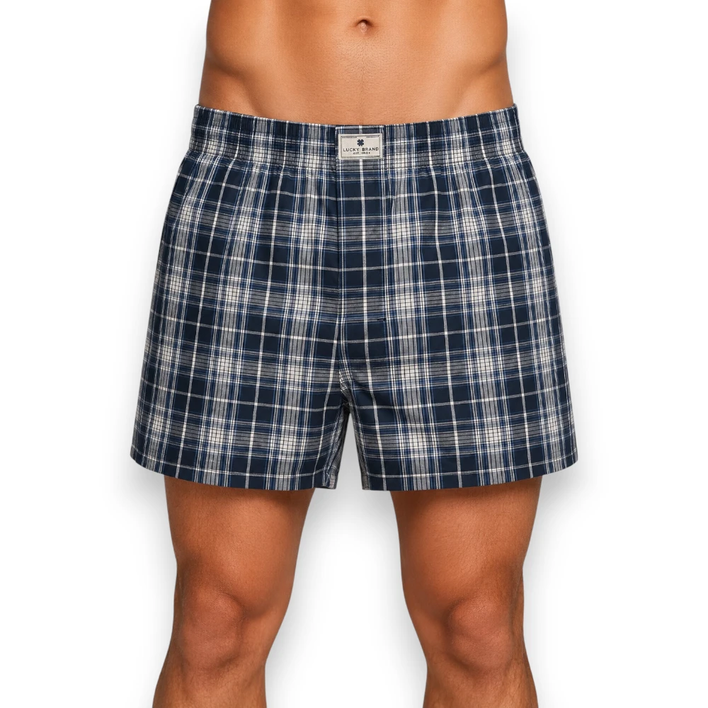Boxer Corto Algodón Para Caballero 3 Pack Lucky Brand 33001 - Image 4