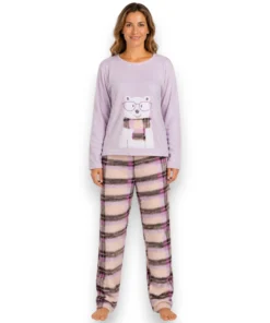 pijama-pantalon-dama-polar-manga-larga-mujer-3400-lazy-lola