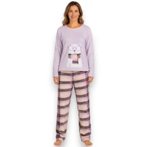 pijama-pantalon-dama-polar-manga-larga-mujer-3400-lazy-lola