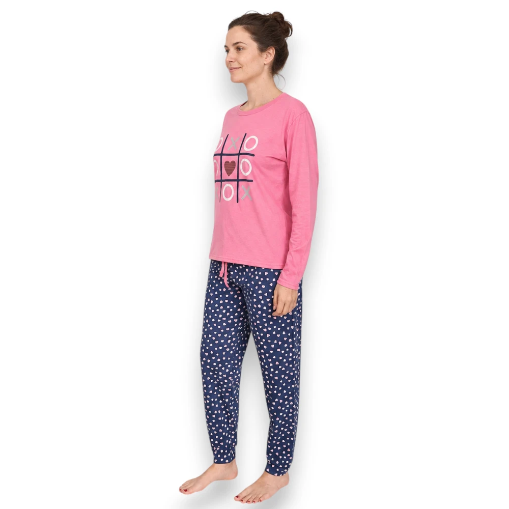 Pijama Manga Larga Con Pantalón Mujer Lazy Lola 3435 - Image 2