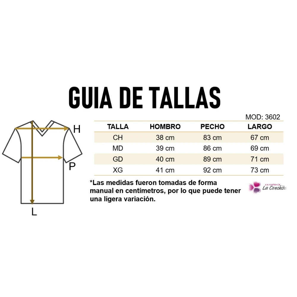 Playera Stretch Cuello V Con Manga Corta Algodón Hombre 3602 - Image 3
