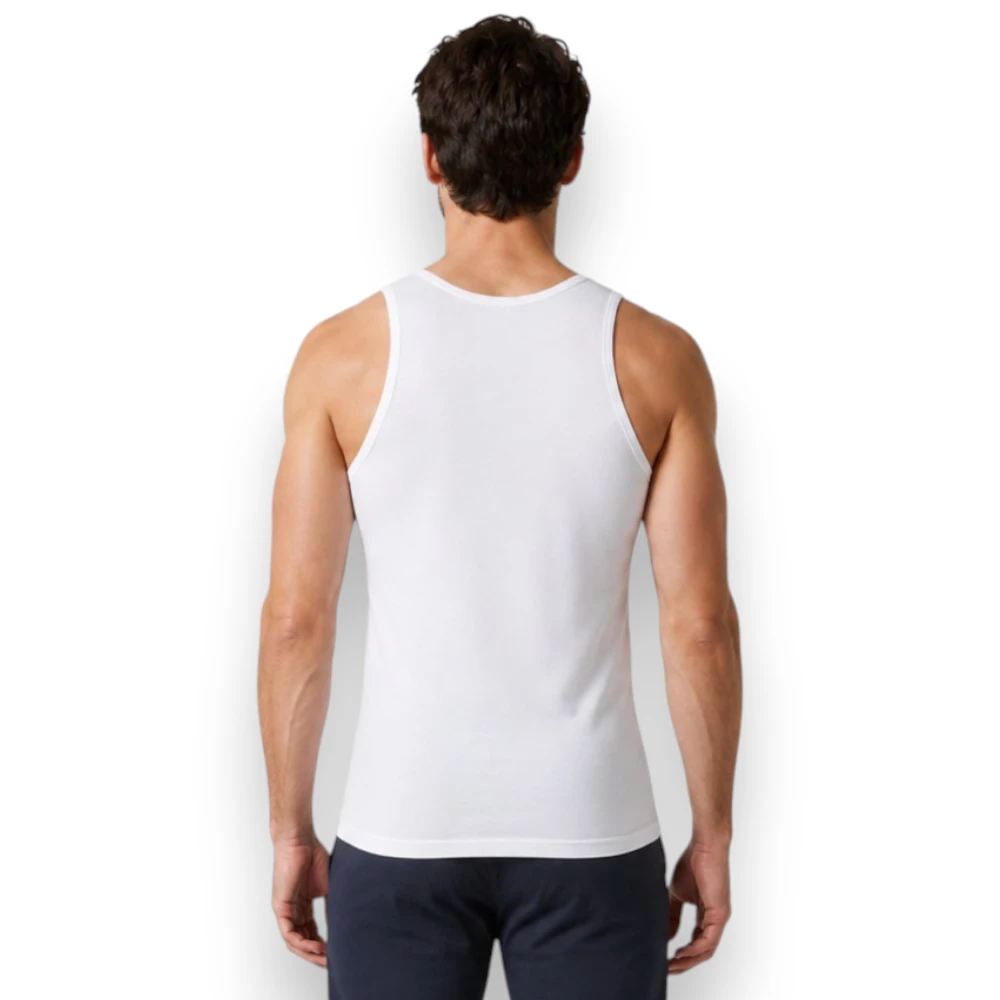 Camiseta Atlética C/Redondo Algodón Hombre 3pz Optima 38881 - Imagen 2