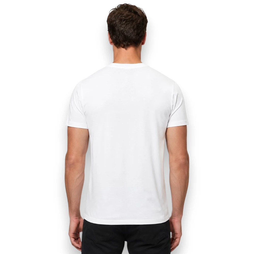 Playera Camiseta Cuello V Algodón Hombre 3 Pza Optima 38885 - Image 2