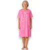 pijama-camison-bata-polar-manga-corta-mujer-intime-40445