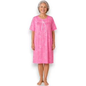pijama-camison-bata-polar-manga-corta-mujer-intime-40445