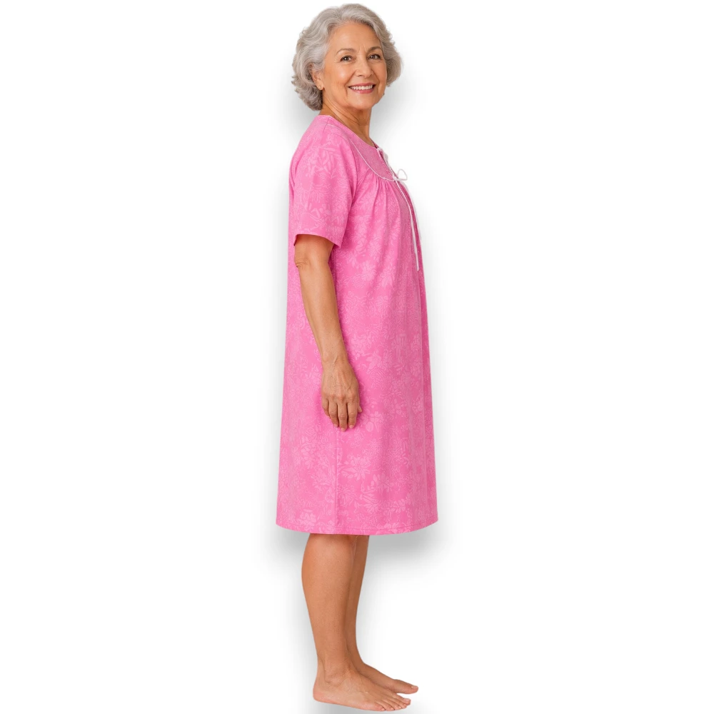 Pijama Camisón Bata Polar Manga Corta Mujer Intime 40445 - Image 2