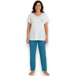 pijama-algodon-deborah-manga-corta-pantalon-4319-mujer-dama