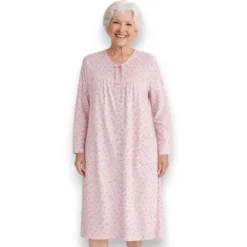 pijama-bata-manga-larga-botones-algodon-mujer-intime-50531