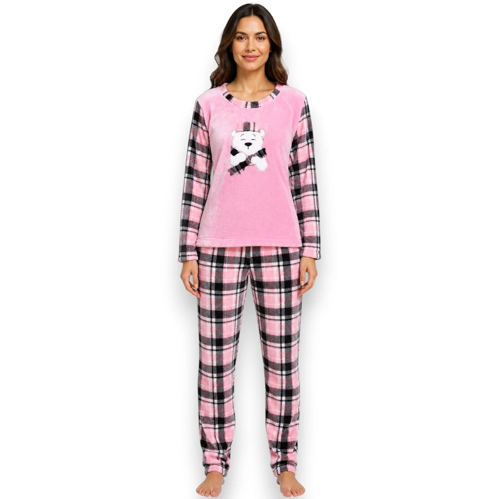 pijama-polar-flannel-playera-oso-pantalon-dama-deborah-5372