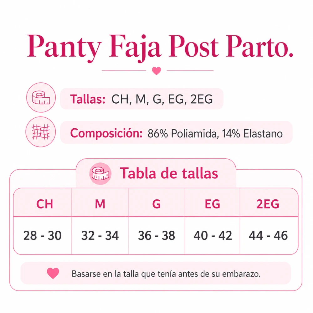 Guía de tallas