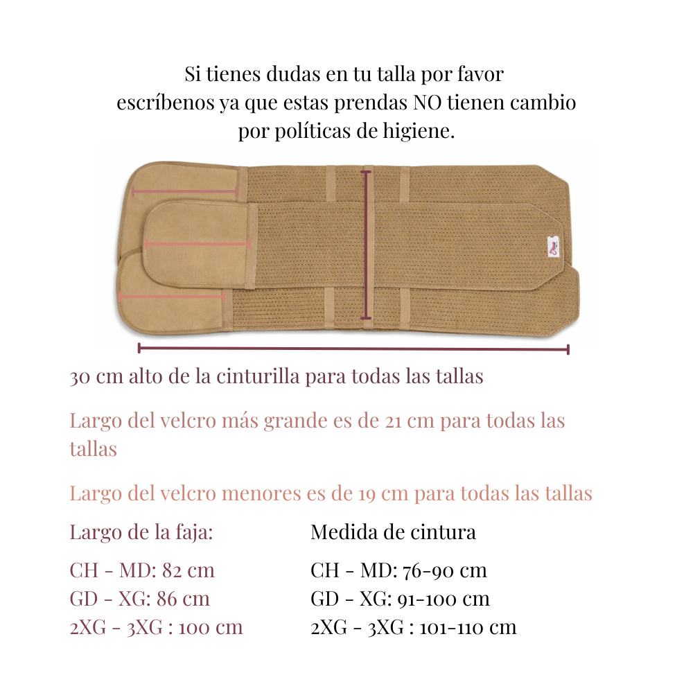 Guía de tallas
