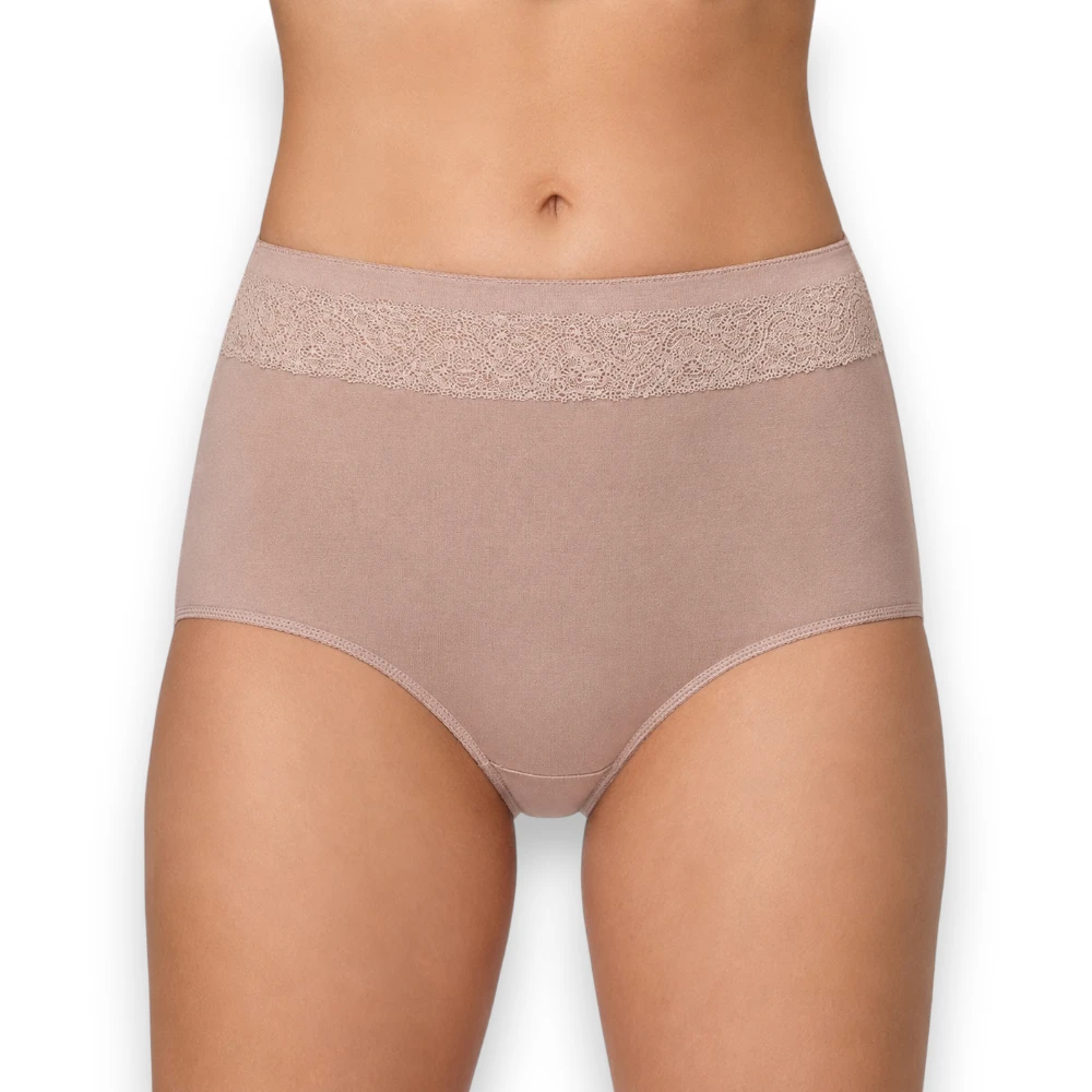 Panty Completa Encaje En Cintura Microfibra Bras Jade 5800 - Image 2