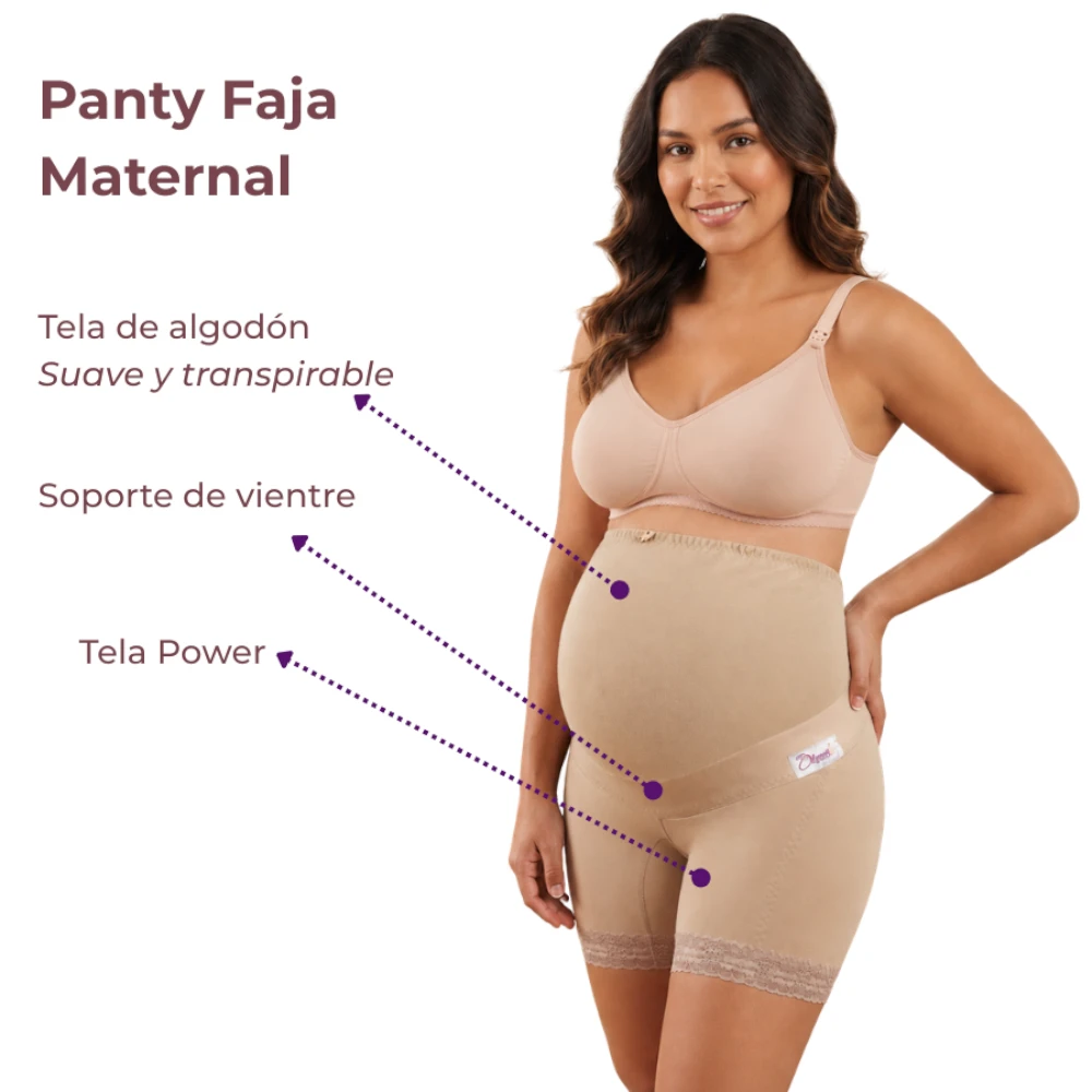 Panty Faja Bóxer Maternal Ajustable Embarazada New Look 583 - Image 3